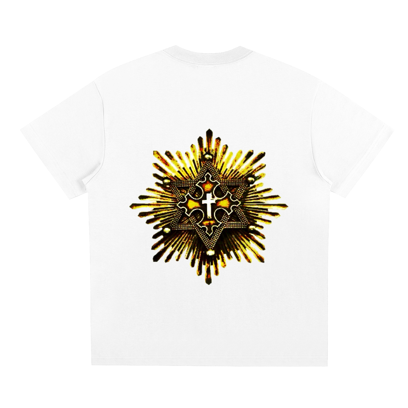 WHITE CONQUERING TEE